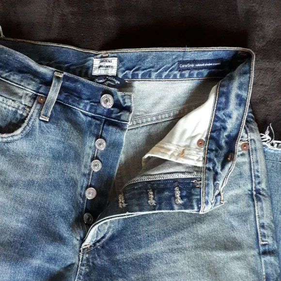 COH Cora Crop Relaxed Shadow lnseam Jeans - Picture 4 of 7